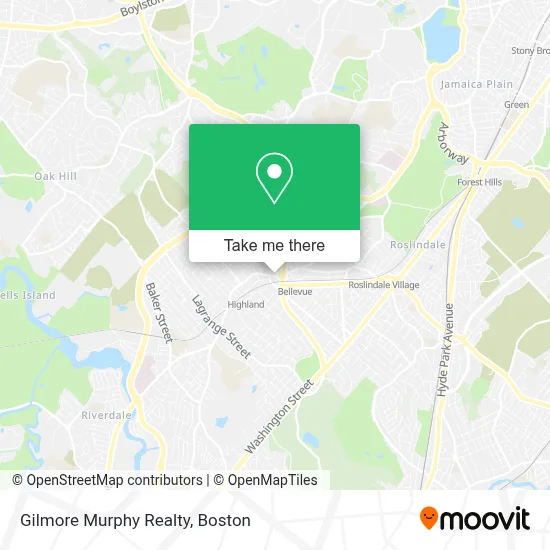 Gilmore Murphy Realty map