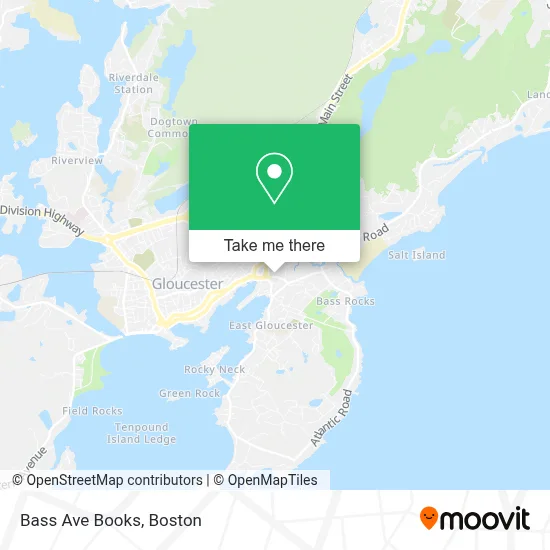 Bass Ave Books map