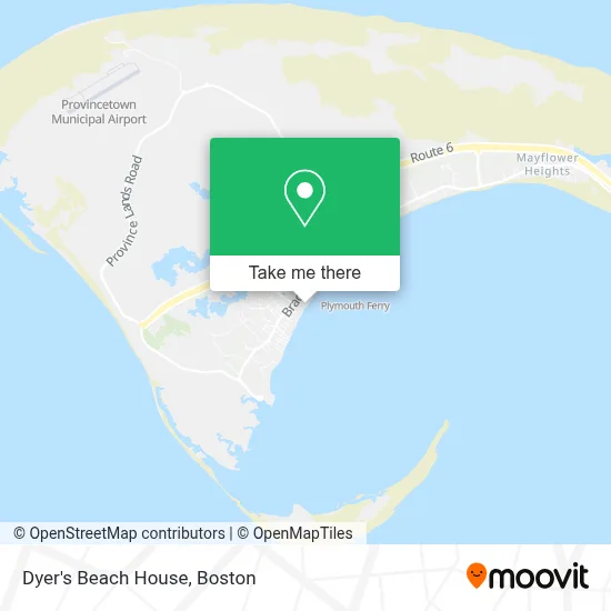 Dyer's Beach House map