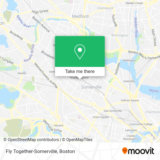 Fly Together-Somerville map