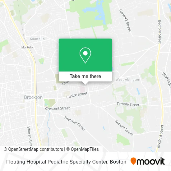 Floating Hospital Pediatric Specialty Center map