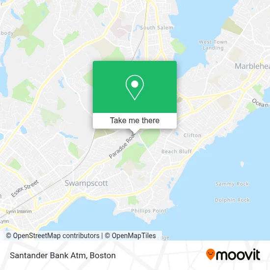 Santander Bank Atm map
