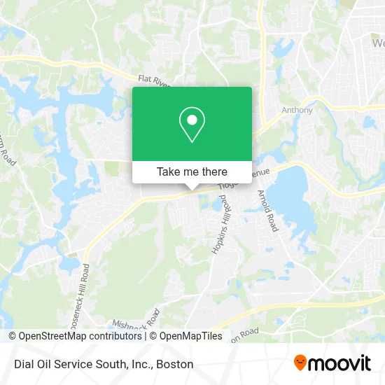 Dial Oil Service South, Inc. map