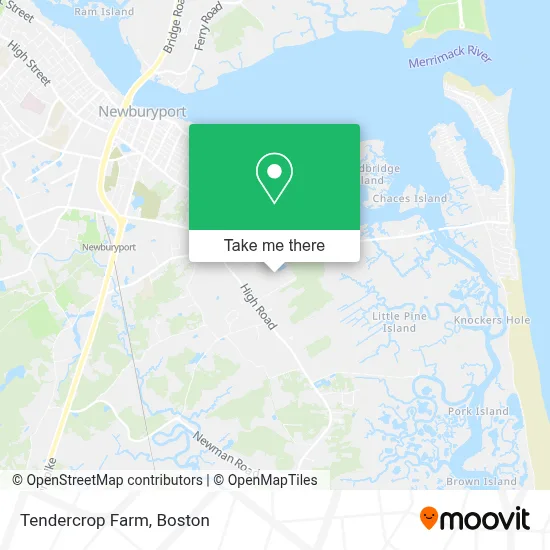 Tendercrop Farm map
