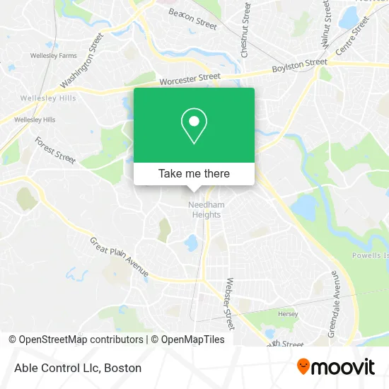 Able Control Llc map