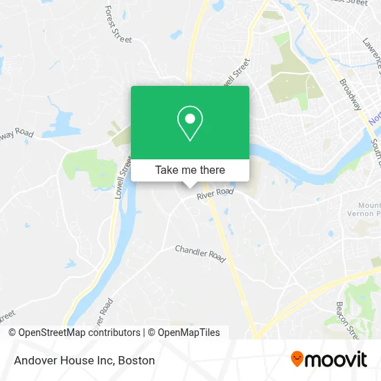 Andover House Inc map