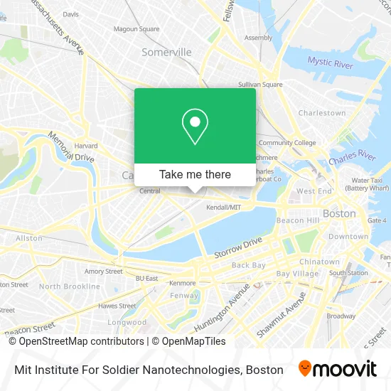 Mit Institute For Soldier Nanotechnologies map
