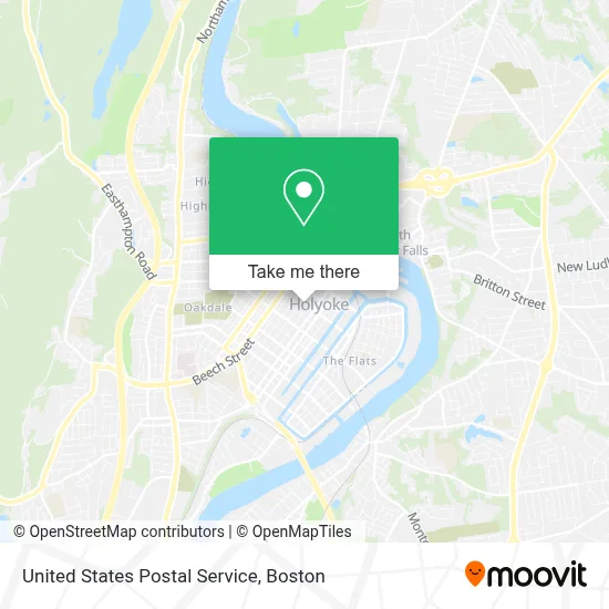 United States Postal Service map