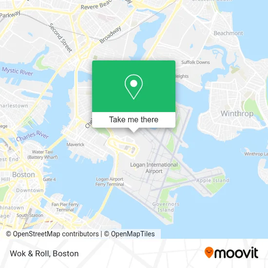 Wok & Roll map