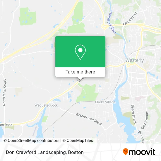 Don Crawford Landscaping map