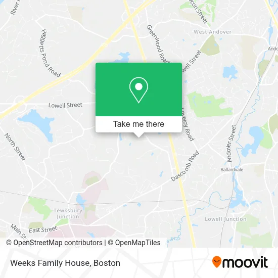 Weeks Family House map
