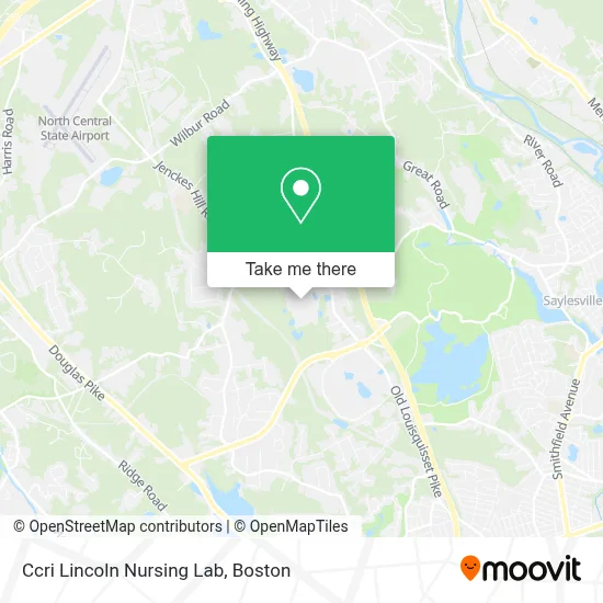 Ccri Lincoln Nursing Lab map
