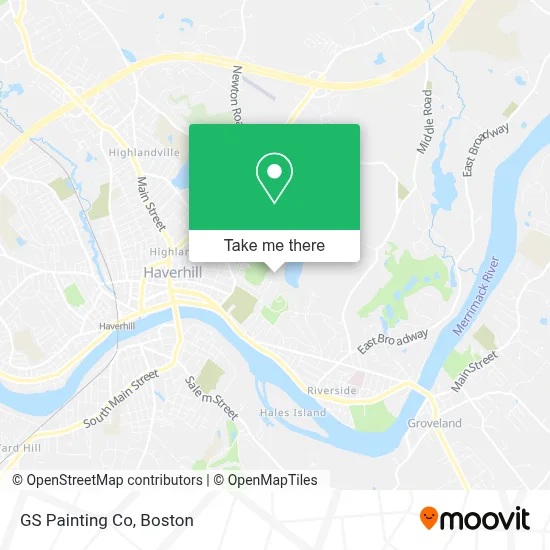 GS Painting Co map