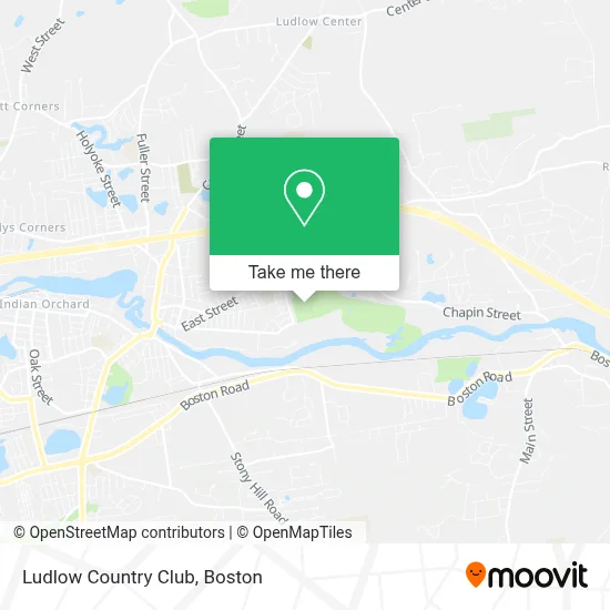 Ludlow Country Club map