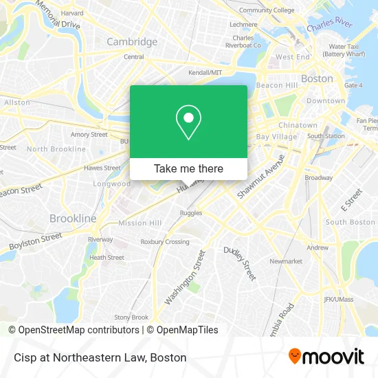Cisp at Northeastern Law map
