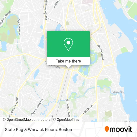 State Rug & Warwick Floors map