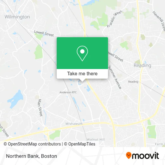 Northern Bank map