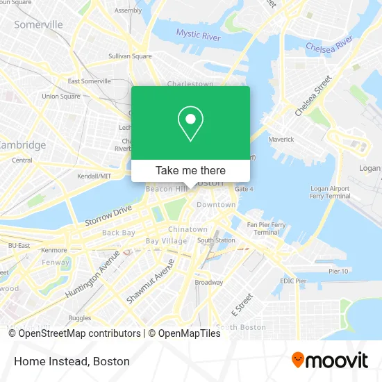 Home Instead map