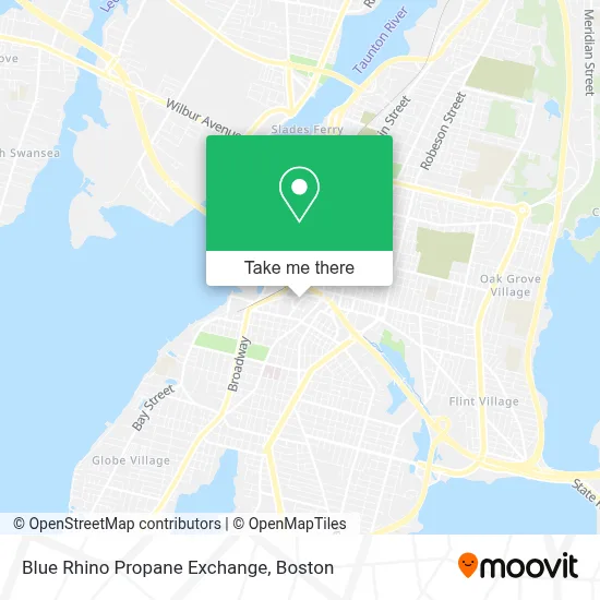 Blue Rhino Propane Exchange map