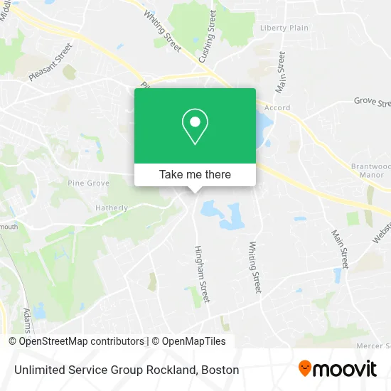 Unlimited Service Group Rockland map