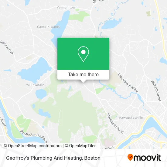 Geoffroy's Plumbing And Heating map