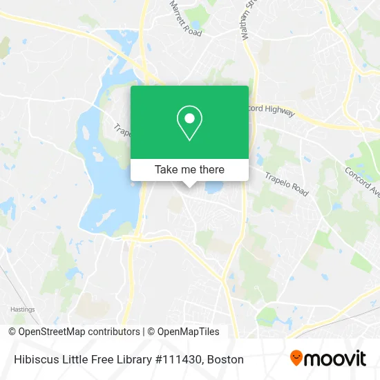 Hibiscus Little Free Library #111430 map