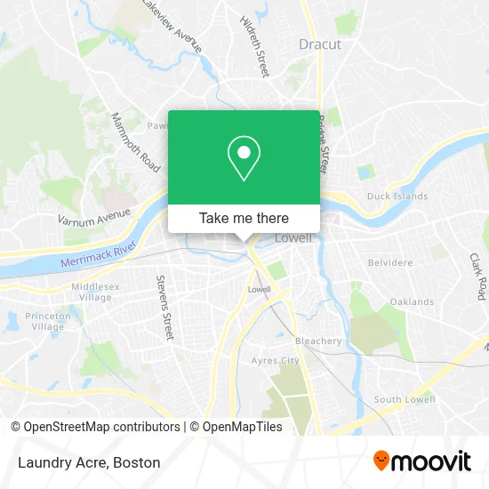 Laundry Acre map