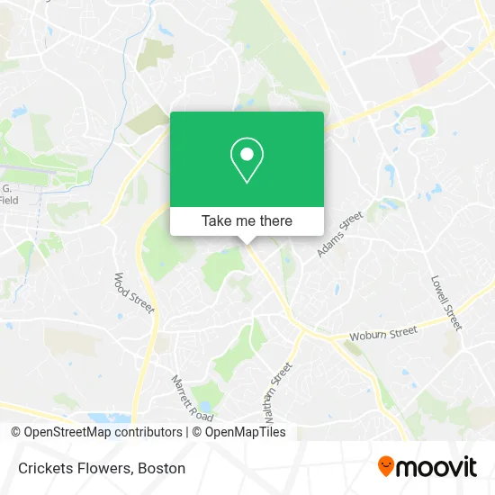Crickets Flowers map