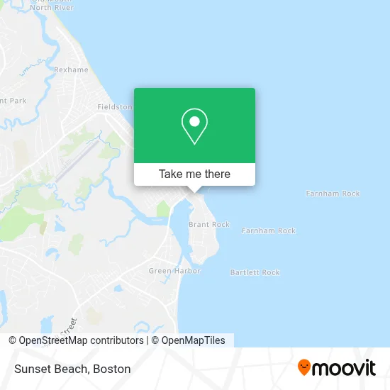 Sunset Beach map