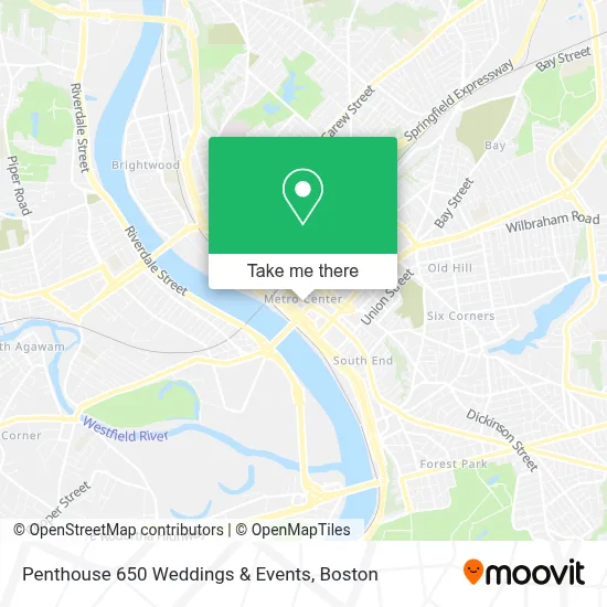 Penthouse 650 Weddings & Events map