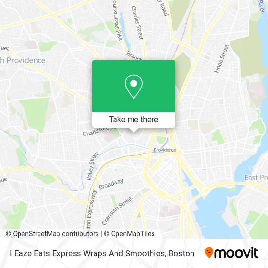 I Eaze Eats Express Wraps And Smoothies map