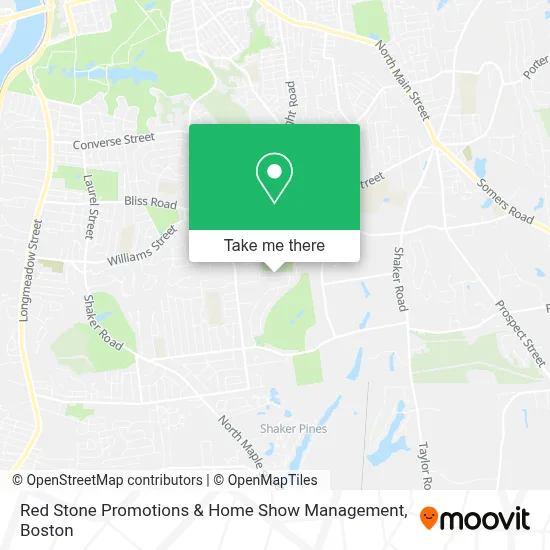 Red Stone Promotions & Home Show Management map