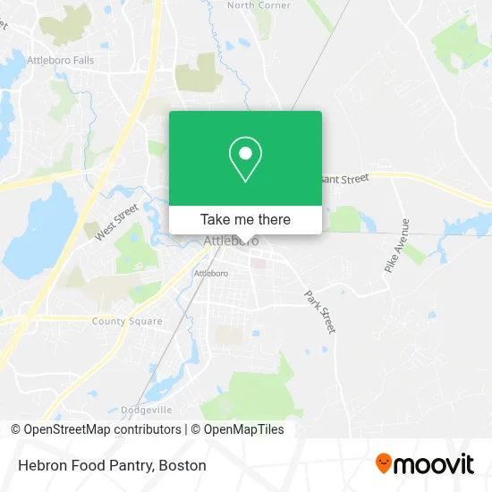 Hebron Food Pantry map