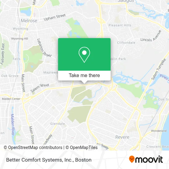 Better Comfort Systems, Inc. map