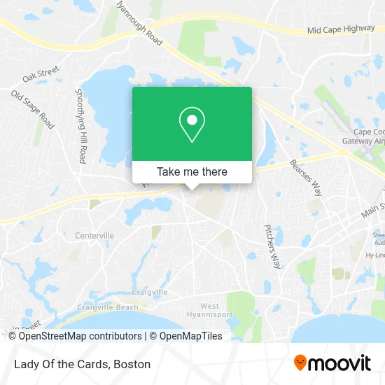 Lady Of the Cards map