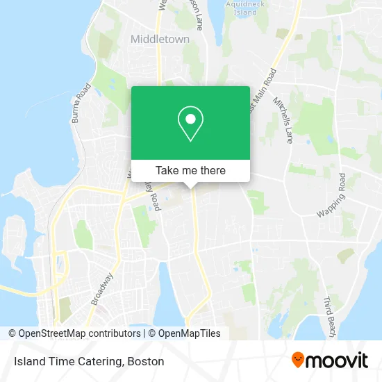 Island Time Catering map