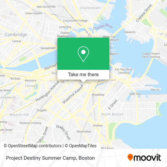 Project Destiny Summer Camp map