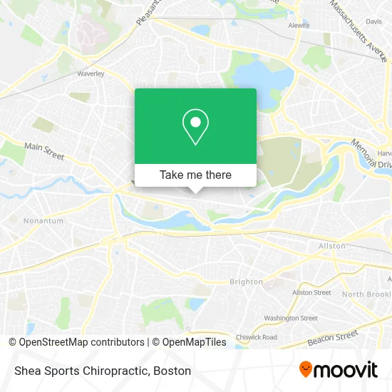Shea Sports Chiropractic map