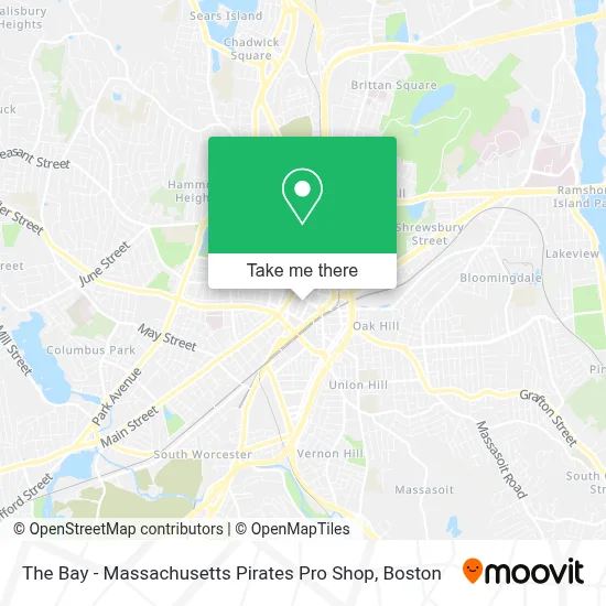 The Bay - Massachusetts Pirates Pro Shop map
