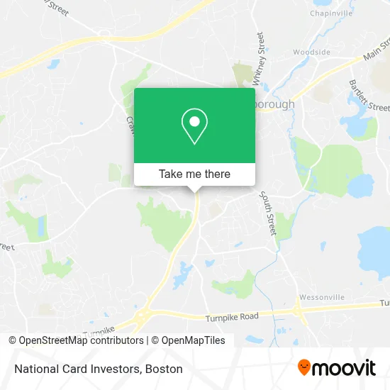 National Card Investors map