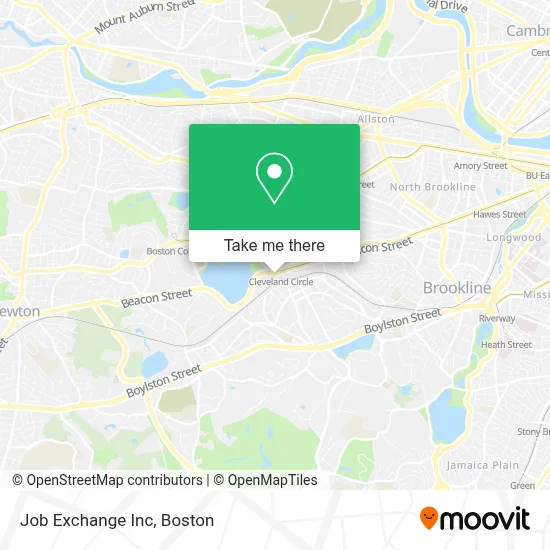 Job Exchange Inc map