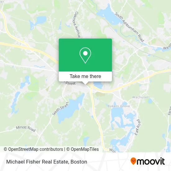 Michael Fisher Real Estate map