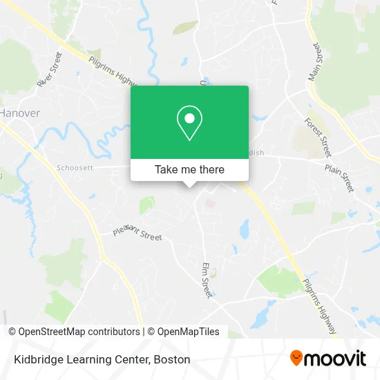 Kidbridge Learning Center map