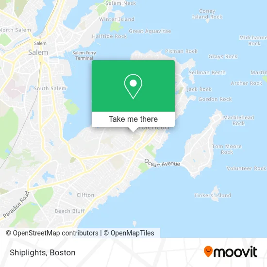 Shiplights map