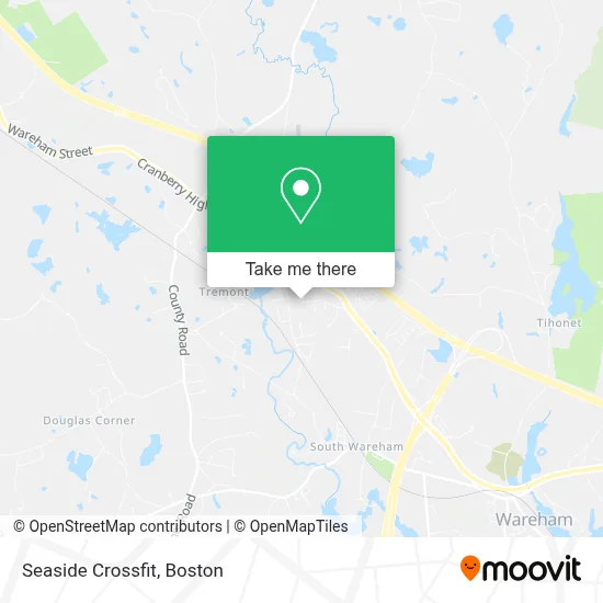 Seaside Crossfit map