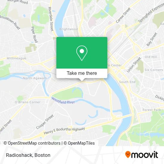 Radioshack map