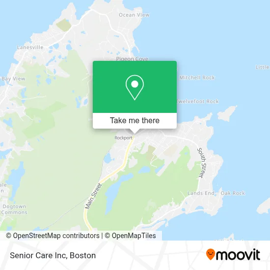 Senior Care Inc map
