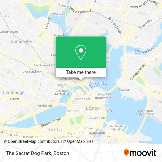The Secret Dog Park map