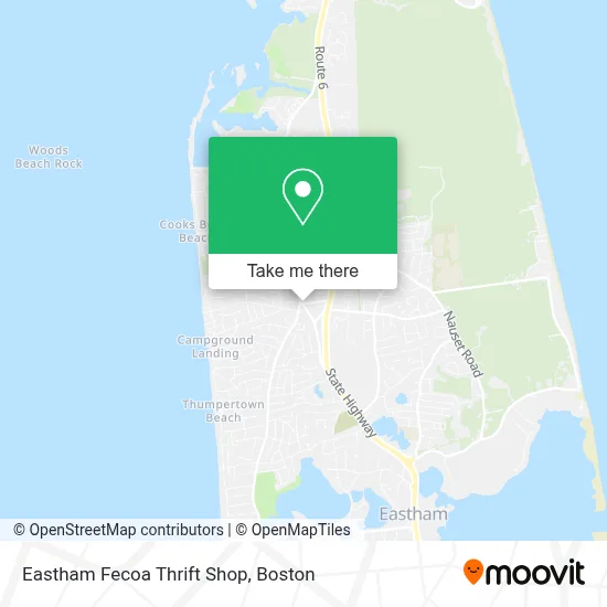 Eastham Fecoa Thrift Shop map