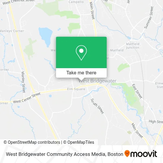 West Bridgewater Community Access Media map